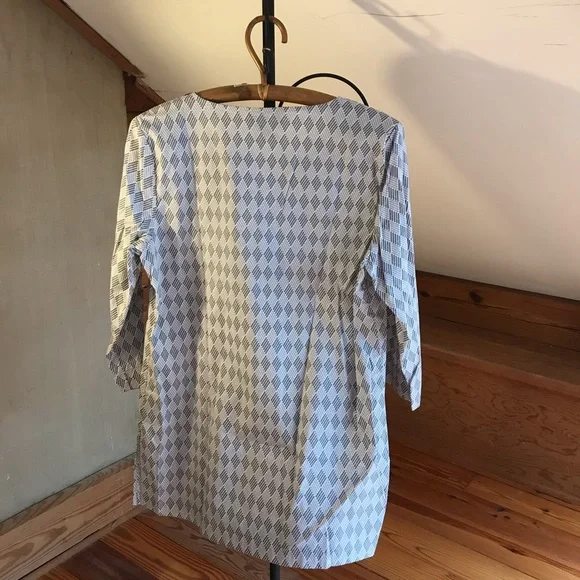 Dana Bachman Purple Embroidered Tunic Top, EUC, L - Picture 2 of 15